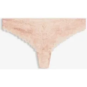 bonprix String aus edler Spitzebeige 44Damen