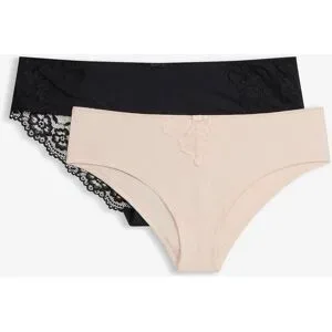 bonprix Hipster (2er Pack)schwarz 52Damen