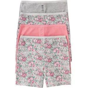 bonprix Lange Unterhose mit hohem Bund (4er Pack)grau 52Damen