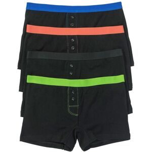 bonprix Damen Boxer mit weicher Baumwolle (4er Pack)schwarz 32Damen