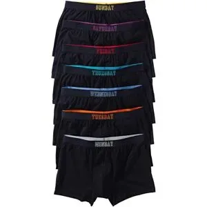 bonprix Boxershorts eng mit Baumwolle (7er Pack)schwarz 9Herren