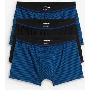 bonprix Boxershorts mit Baumwolle (3er Pack)blau 7Herren