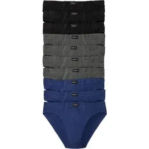 bonprix Slip mit weicher Baumwolle (10er Pack)schwarz 7Herren