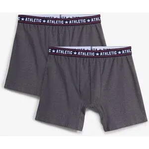 bonprix Midi Boxershorts eng mit Baumwolle (2er Pack)grau 9Herren