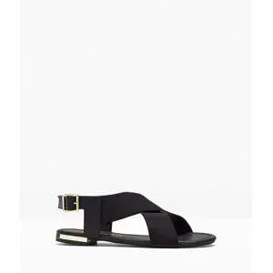 bonprix Sandalen mit elastischen Riemenschwarz 40Damen