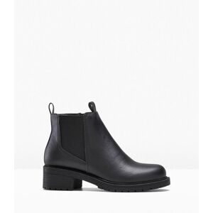 bonprix Chelsea-Boots mit Profilsohleschwarz 38Damen