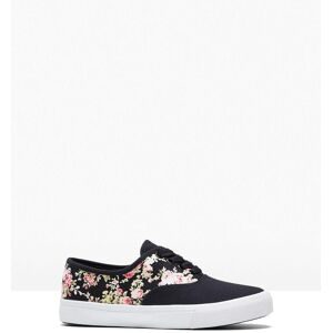bonprix Sneaker aus Baumwoll-Canvasschwarz 43Damen