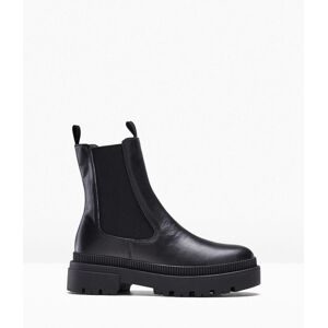 bonprix Chelsea-Boots mit Profilsohleschwarz 36Damen