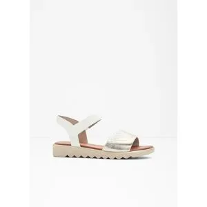 bonprix Jana Komfort-Sandalen in bequemer Weiteweiß 41Damen