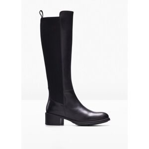 bonprix Stiefel aus Lederschwarz 43Damen