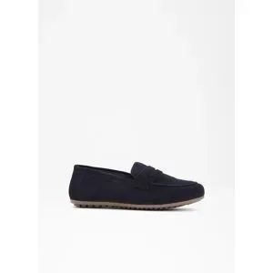 bonprix Loafer aus Velourslederblau 41Damen
