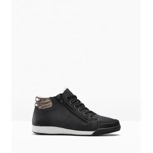 bonprix High-Top-Sneaker mit Reißverschlussschwarz 39Damen
