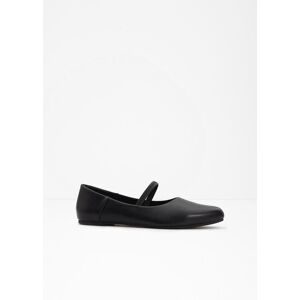 bonprix Mary-Janes mit elastischem Riemenschwarz 36Damen