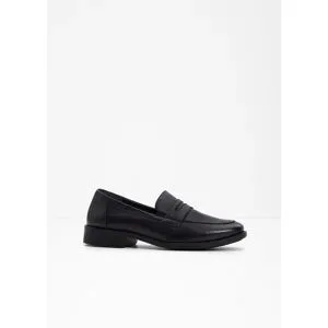 bonprix Loafer aus Lederschwarz 36Damen