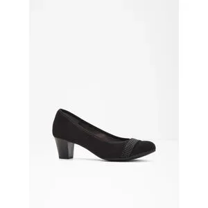 bonprix Jana Komfort-Pumps in bequemer Weiteschwarz 37Damen