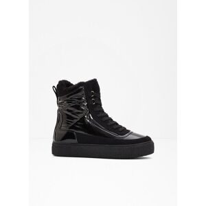 bonprix Gefütterte Schnürbootsschwarz 41Damen