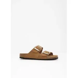 bonprix Tamaris Pantoletten aus Lederbraun 36Damen