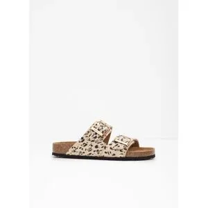 bonprix Tamaris Pantoletten aus Lederbeige 38Damen
