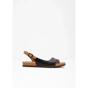 bonprix Jana Komfort-Sandalen in bequemer Weiteschwarz 40Damen