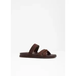 bonprix Pantoletten mit verstellbarem Riemenbraun 39Damen