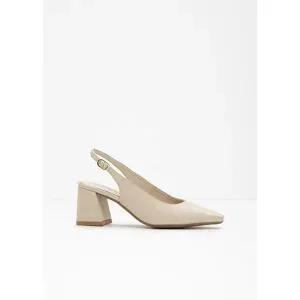 bonprix Slingpumps aus Lederbeige 36Damen