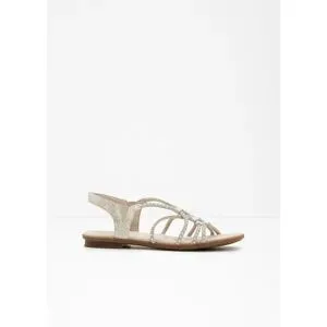 bonprix Rieker Komfort-Riemchensandalen mit Glitzerbeige 36Damen