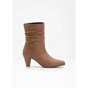 bonprix Stiefeletten mit Raffungbraun 38Damen