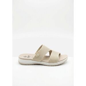 bonprix Jana Komfort-Keilpantoletten in bequemer Weitebeige 42Damen