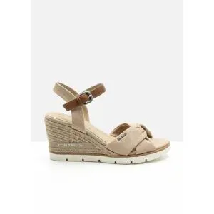 bonprix Tom Tailor Keilsandaletten in Bast-Optikbeige 40Damen