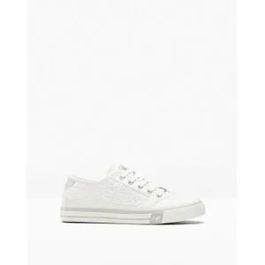 bonprix Mustang Sneaker mit Spitzeweiß 38Damen
