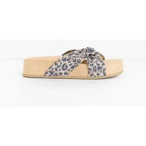 bonprix Marco Tozzi Plateau-Pantoletten im Animal-Lookbeige 42Damen