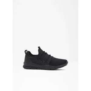 bonprix Sneaker aus Soft-Materialschwarz 38Damen