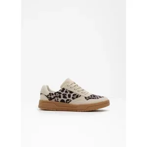 bonprix Sneaker mit Animal-Detailsbeige 36Damen