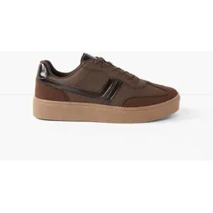 bonprix Plateau-Sneaker im Retrolookbraun 41Damen