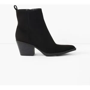 bonprix Cowboy-Boots mit Blockabsatzschwarz 38Damen