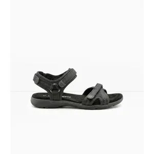 bonprix Trekkingsandalen mit Profilsohleschwarz 36Damen