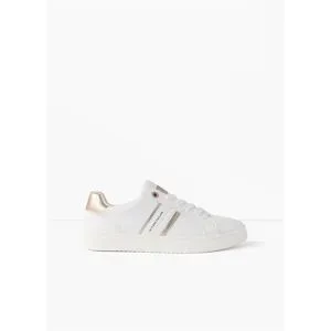 bonprix Tom Tailor Sneaker mit Metallic-Detailsweiß 42Damen