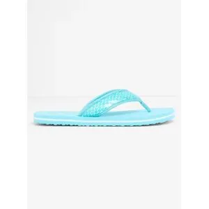 bonprix Zehenstegpantoletten mit Paillettenblau 41Damen