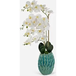 bonprix Kunstpflanze Orchideeweiß false