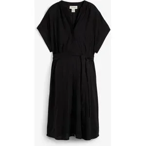 bonprix 2-in-1 Umstands-Blusenkleid für die Schwangerschaft und danachschwarz 52Damen