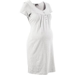 bonprix Still-Nachthemd mit Bio-Baumwollegrau 48Damen