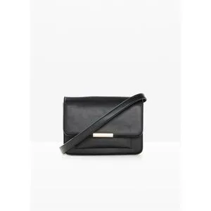 bonprix Umhängetasche mit Metalldetailschwarz 0Damen