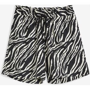 bonprix Paperbag Shorts mit Schnürungschwarz 50Damen