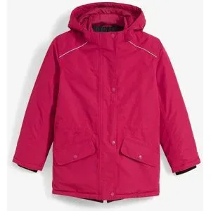 bonprix wasserdichte Funktionsjacke mit abnehmbarer Kapuze und reflektierenden Detailspink 128Mädchen