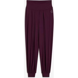 bonprix Weite Sporthose mit  umklappbaren Bundlila 52Damen
