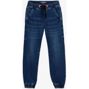bonprix Regular-Fit-Schlupf-Jeans aus Sweatdenim, Taperedblau 164Knaben