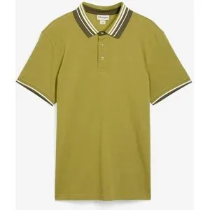 bonprix Piqué-Poloshirt aus reiner Bio-Baumwollegrün 68Herren