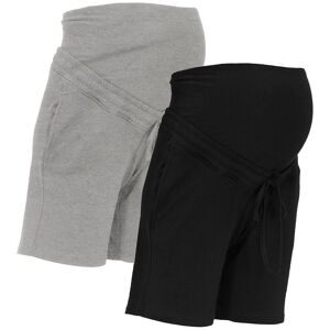 bonprix Umstands-Shorts aus weicher Sweatware (2er Pack)schwarz 44Damen