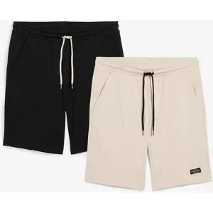 bonprix Sweat-Bermuda (2er Pack)grau 60Herren