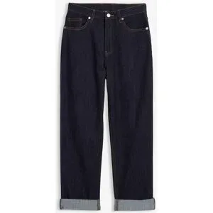 bonprix Loose-Fit Jeans mit verstellbarem Bund, Straightblau 158Knaben